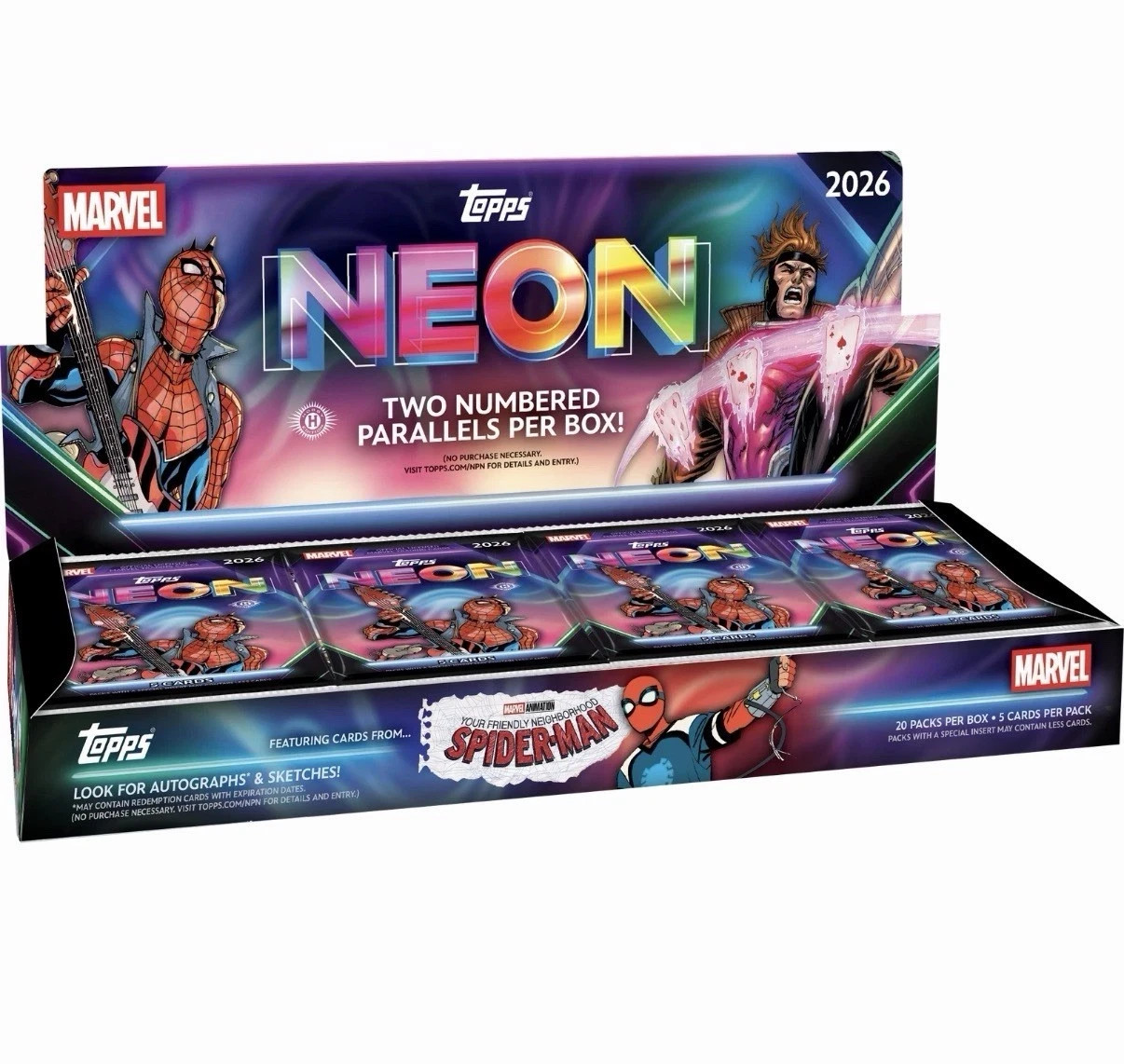 2026 Topps Neon Marvel - Hobby Box‼️New‼️Presale‼️ 2026 Topps Neon Marvel - Hobby Box‼️New‼️Presale‼️