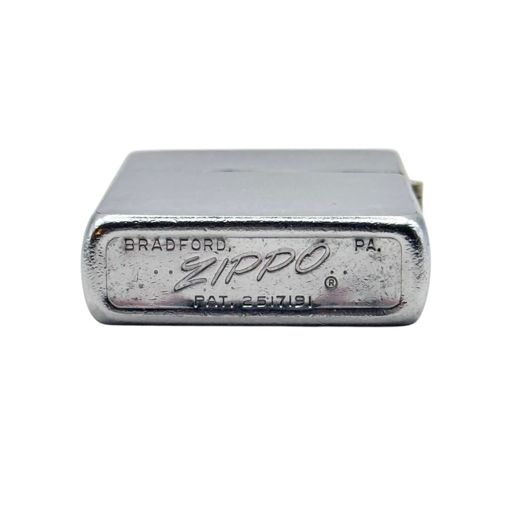 1962 Zippo Brushed Chrome PAT 2517191 Windproof Pocket Lighter with Insert 1962 Zippo Brushed Chrome PAT 2517191 Windproof Pocket Lighter with Insert