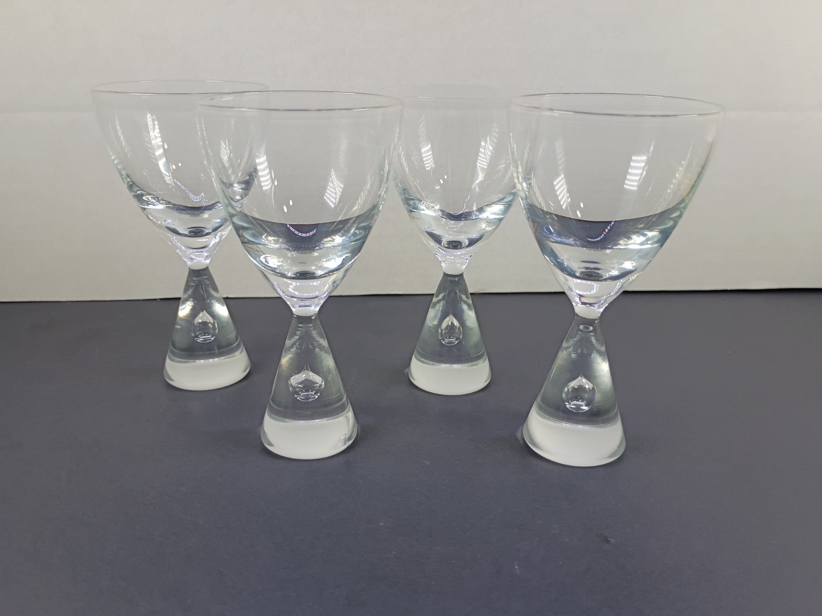 HOLMEGAARD Princess Teardrop WINE Cordial Glasses Set of 4