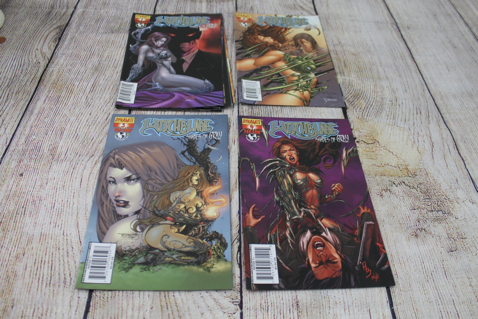 2004 Top Cow Witchblade Shades of Gray #1-4 Lot Set Run *Low to Mid Grade* 2004 Top Cow Witchblade Shades of Gray #1-4 Lot Set Run *Low to Mid Grade*