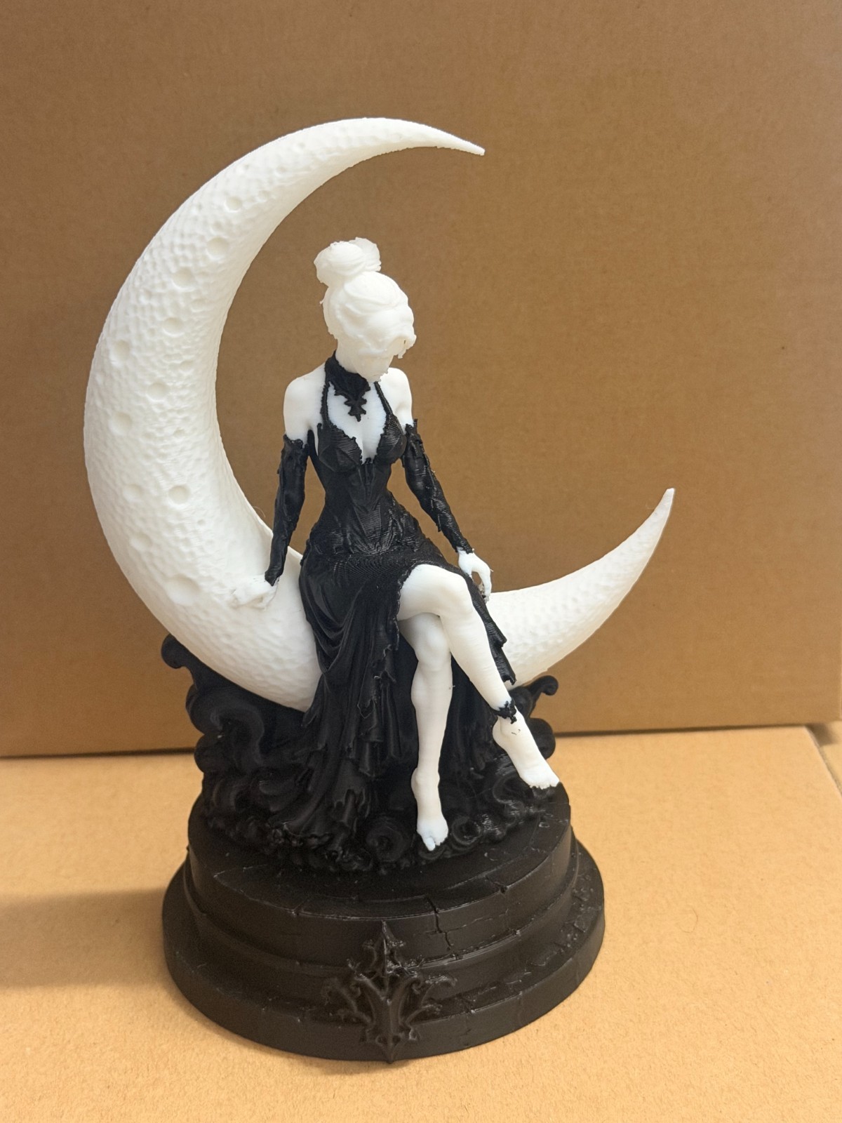 Woman On The Moon Figurine Woman On The Moon Figurine