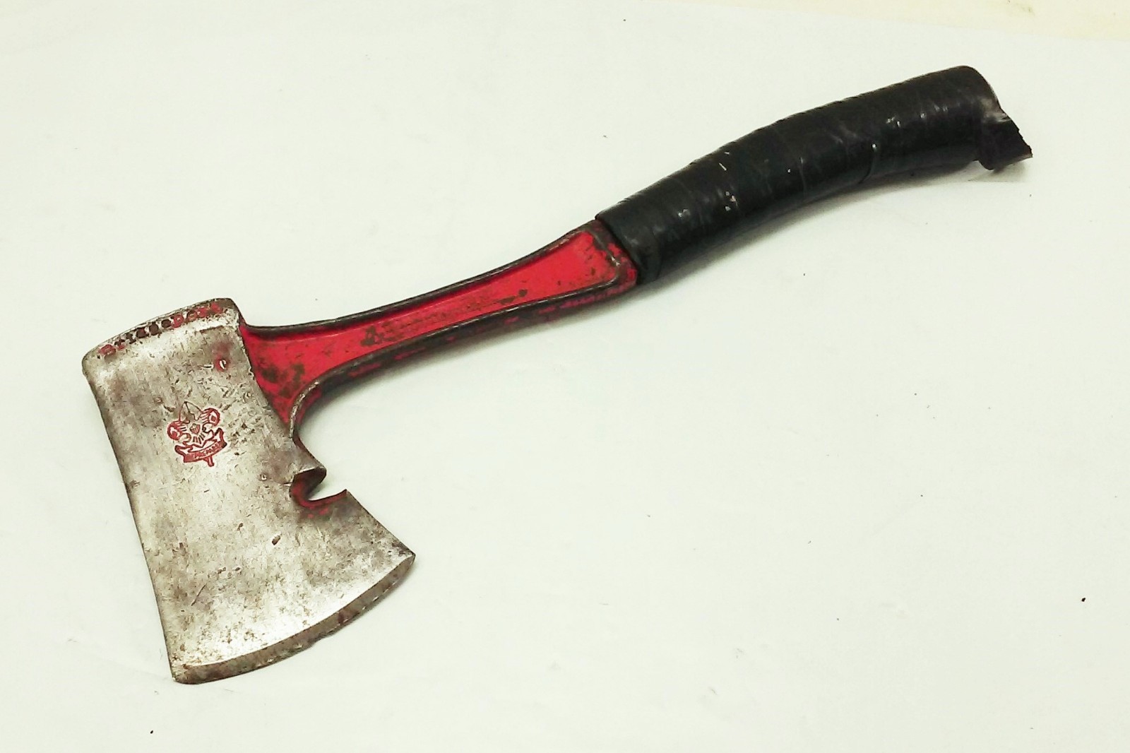 Vtg Bridgeport boy scouts BSA camp hatchet axe single bit 1 lb 11 oz USA