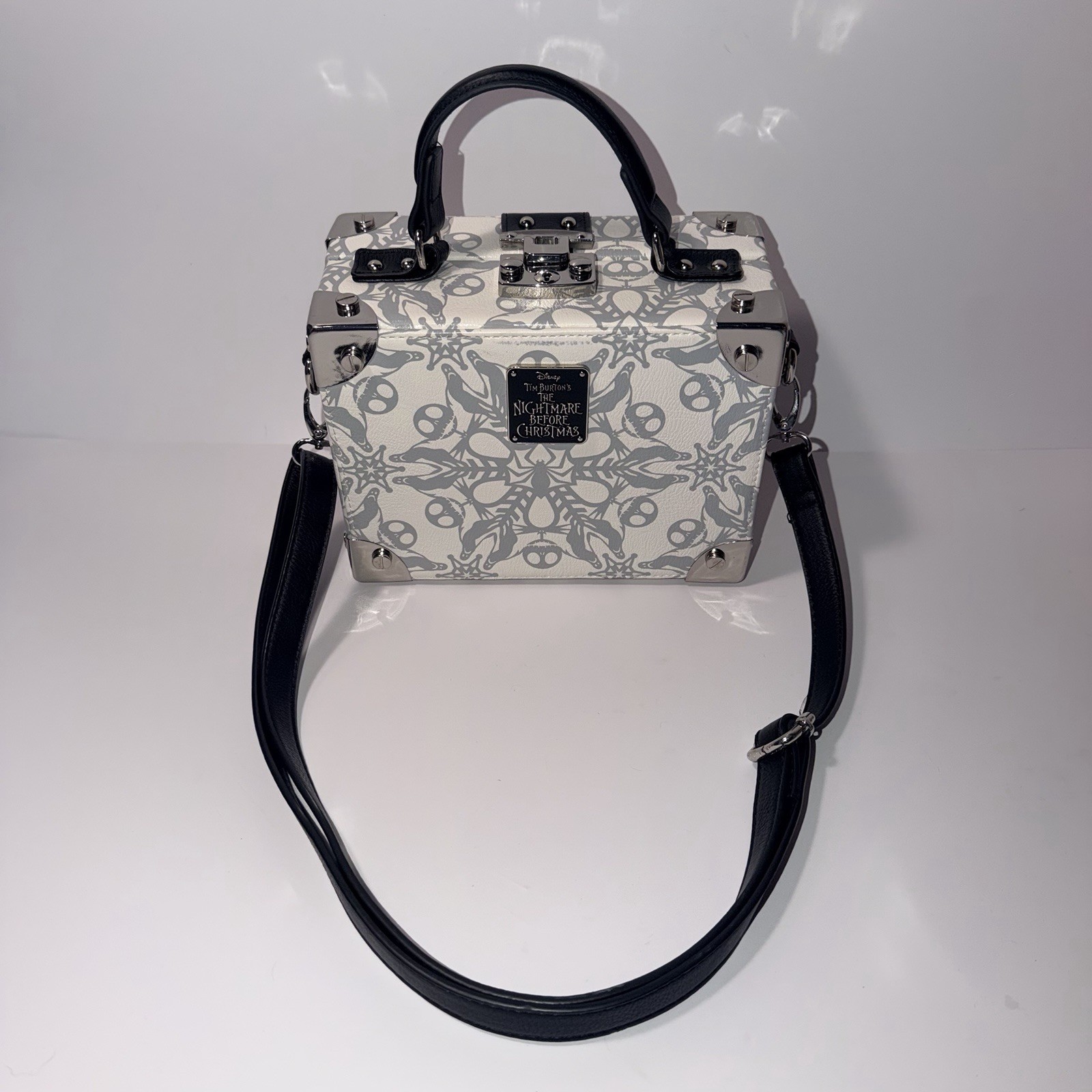 BoxLunch x Loungefly Nightmare Before Christmas Snowflake Trunk Crossbody Disney