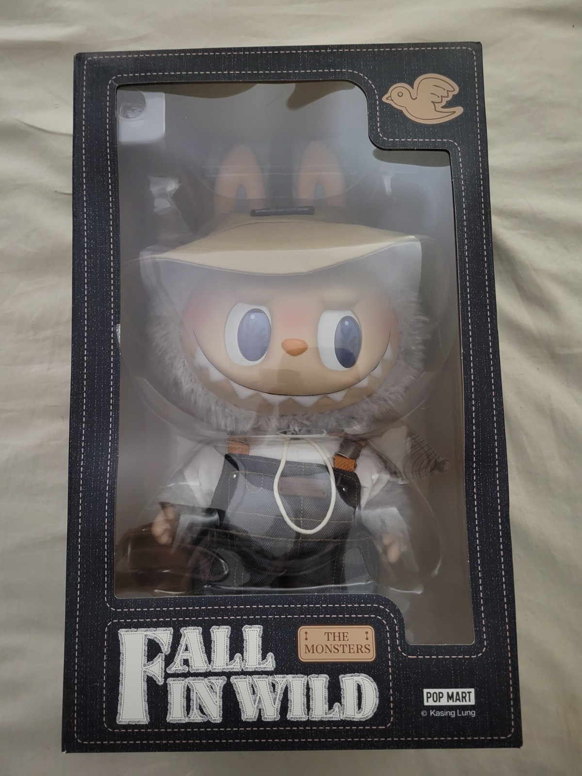 POP MART The Monsters Labubu Fall In Wild Vinyl Plush Doll 40cm Figure New Box POP MART The Monsters Labubu Fall In Wild Vinyl Plush Doll 40cm Figure New Box