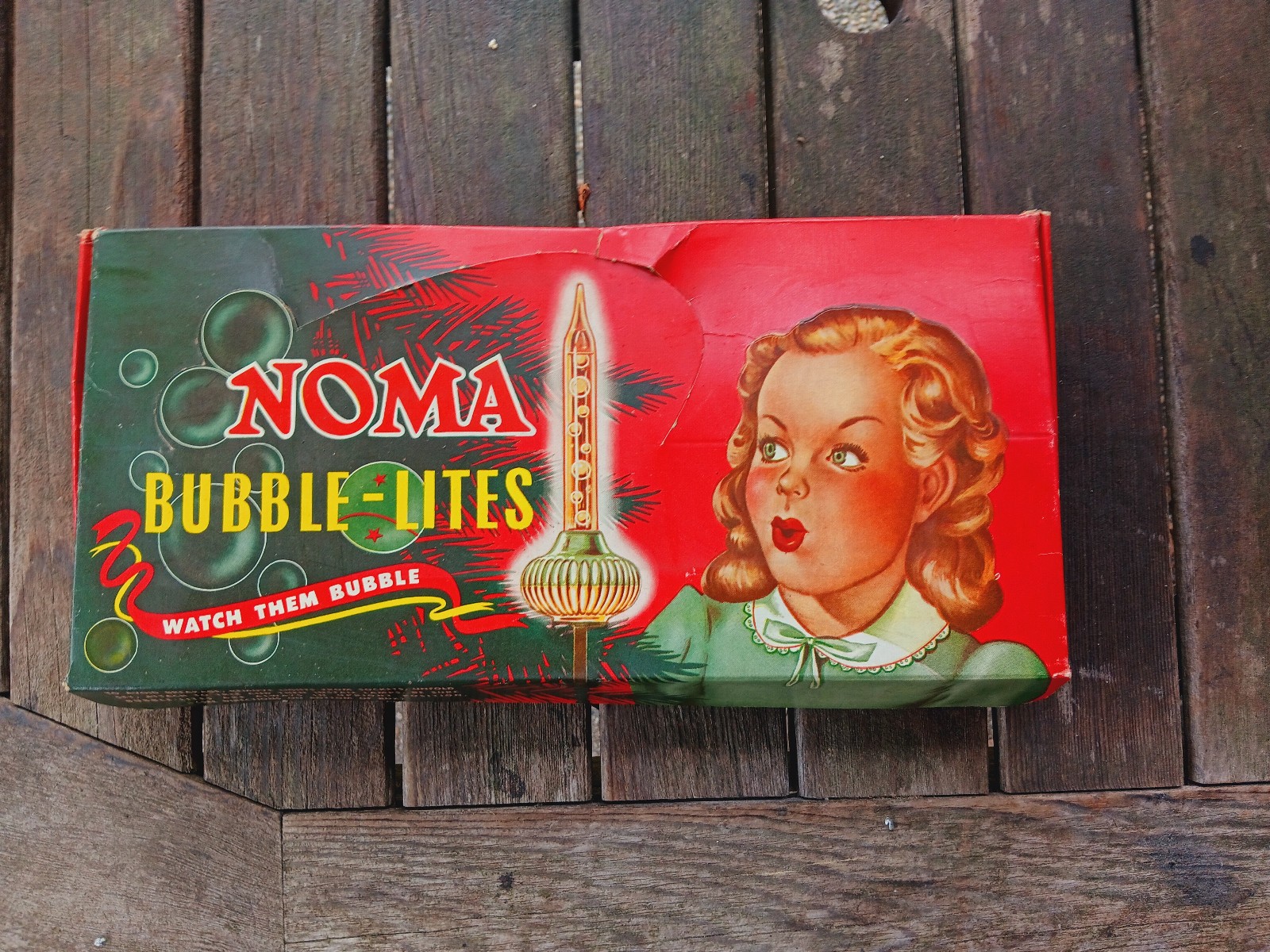 NOMA Vintage Bubble-Lites Clip-On String Lights w/ Box - No Liquid NOMA Vintage Bubble-Lites Clip-On String Lights w/ Box - No Liquid