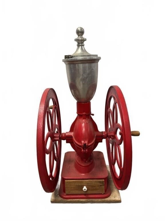 Antique Enterprise MFG Co Large Cast Iron Store Coffee Grinder 40 Antique Enterprise MFG Co Large Cast Iron Store Coffee Grinder 40