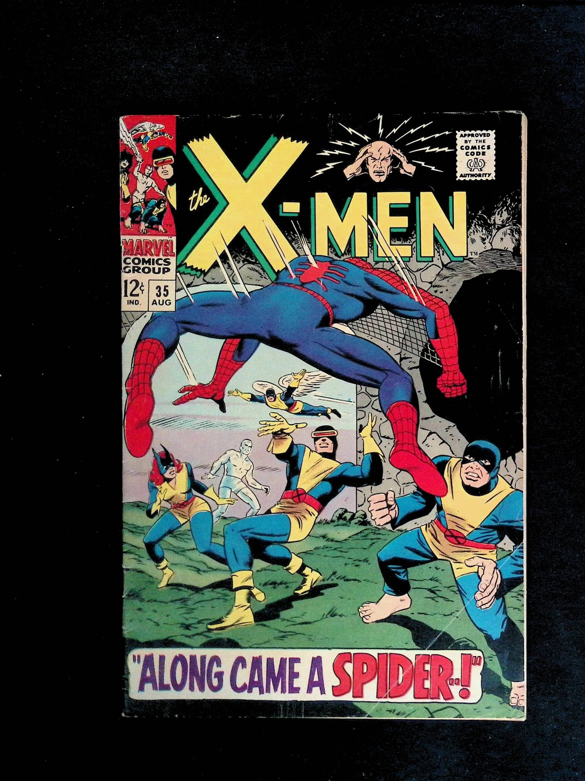 1967 X-Men 35 Spider-Man appearance Marvel 1967 X-Men 35 Spider-Man appearance Marvel