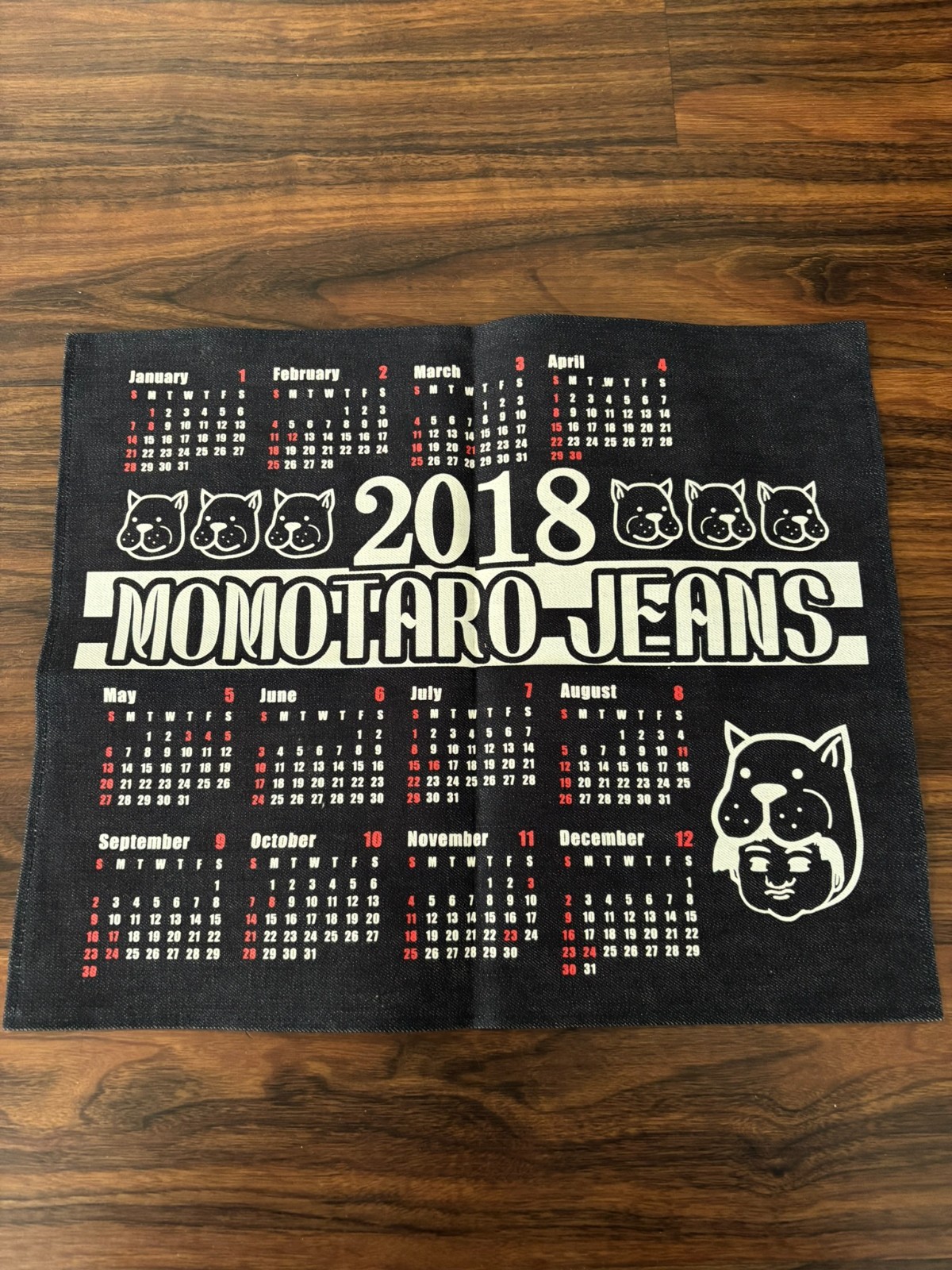 Price drop Ultra Rare Momotaro Jeans 2018 Limited Edition Denim Calendar