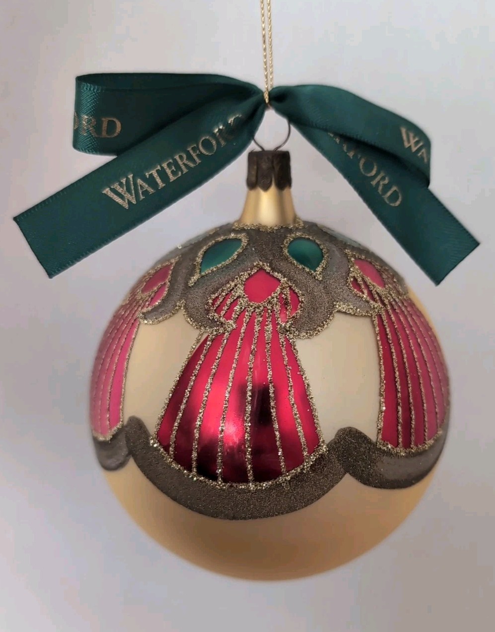 Waterford Crystal Holiday Heirlooms GRENVILLE Ball 4\ Waterford Crystal Holiday Heirlooms GRENVILLE Ball 4\