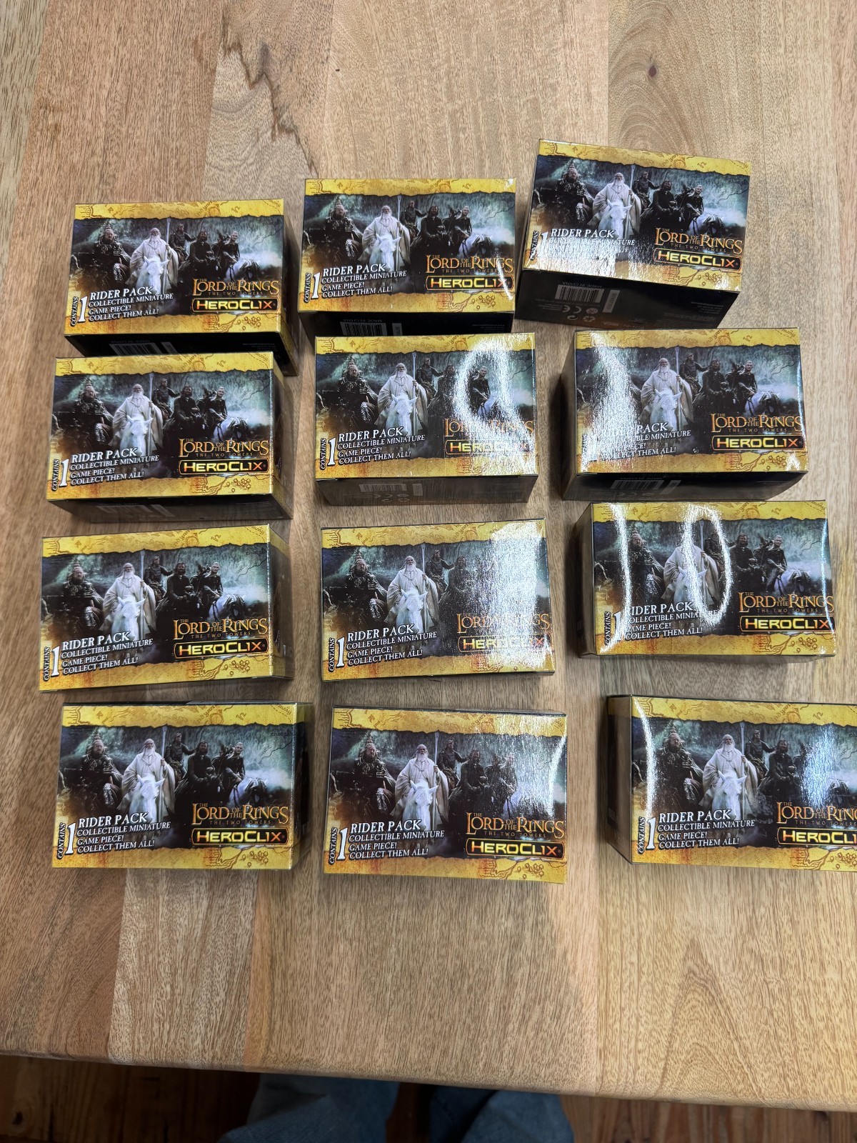 LOTR HeroClix  The Two Towers Rider Booster Packs 12 Sealed