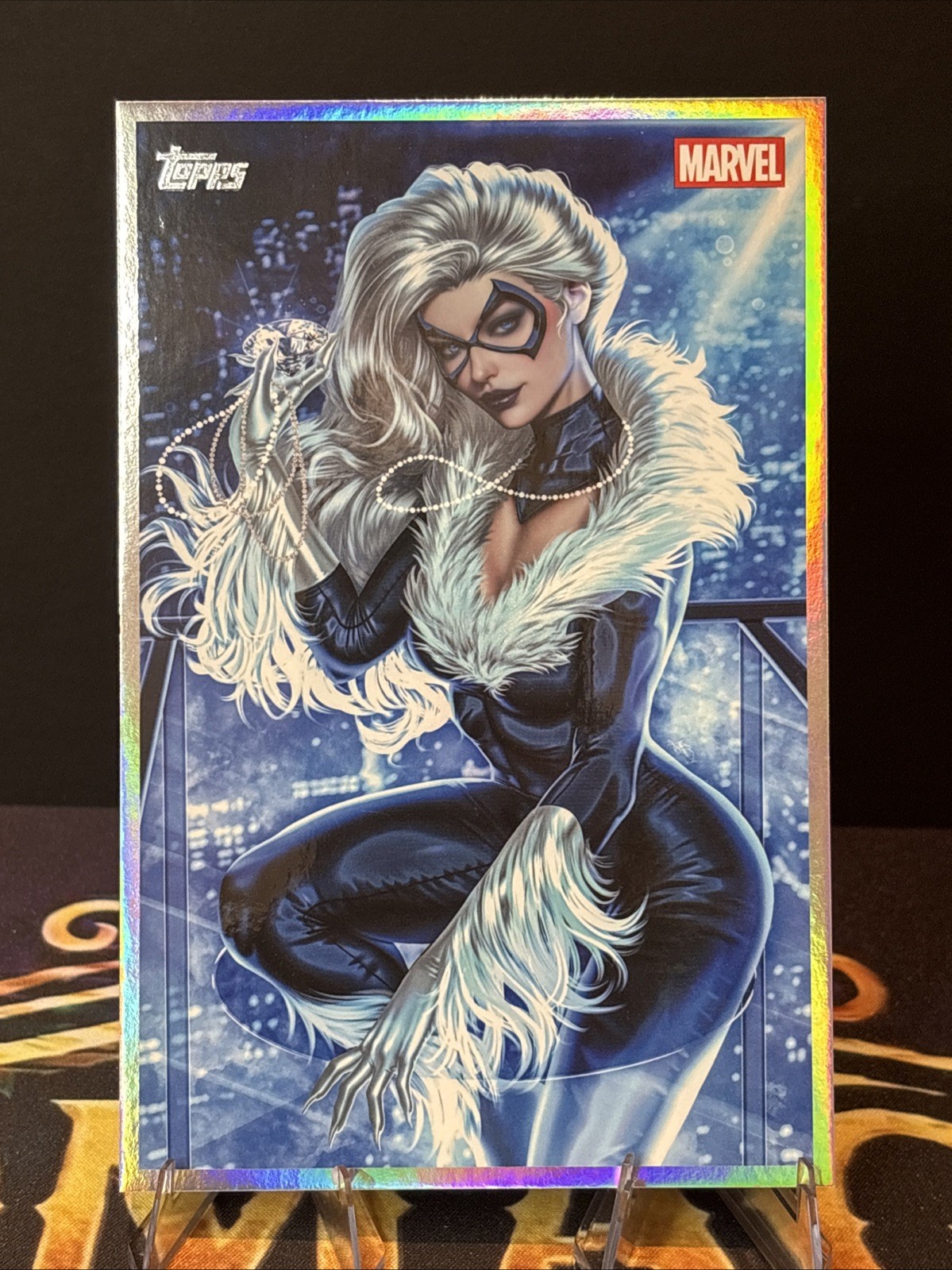 2026 topps marvel vault black cat box topper oversized Original Art Ariel Diaz