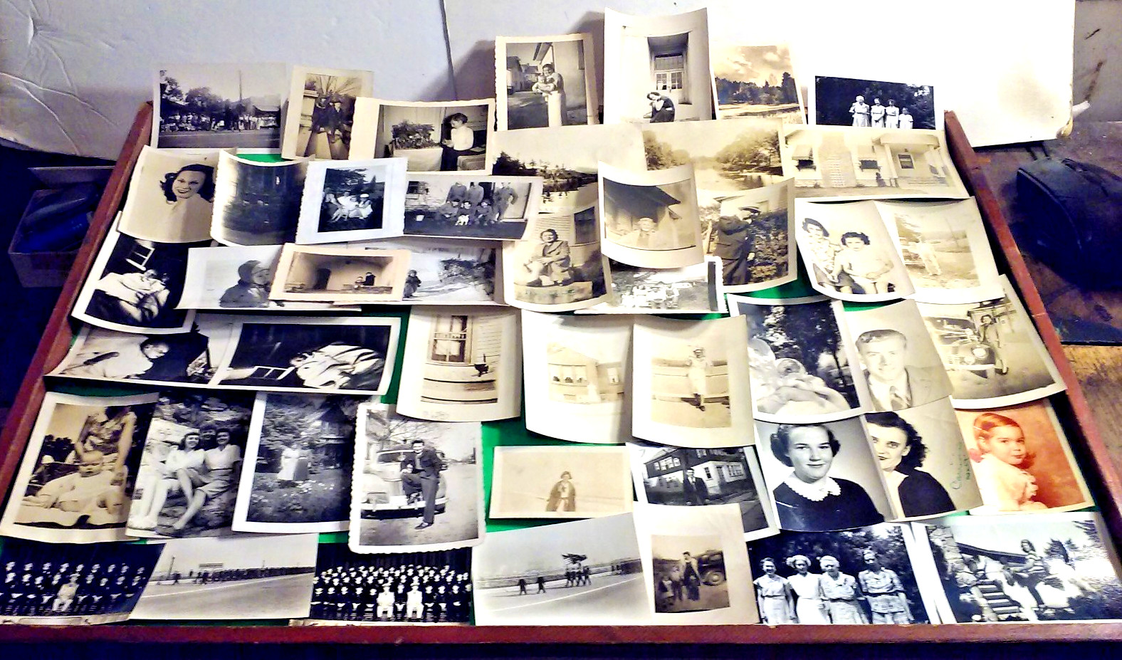 Lot 45+ Antique 1920\'s-50\'s Small Snapshot Original Real Photos B&W Photographs Lot 45+ Antique 1920\'s-50\'s Small Snapshot Original Real Photos B&W Photographs