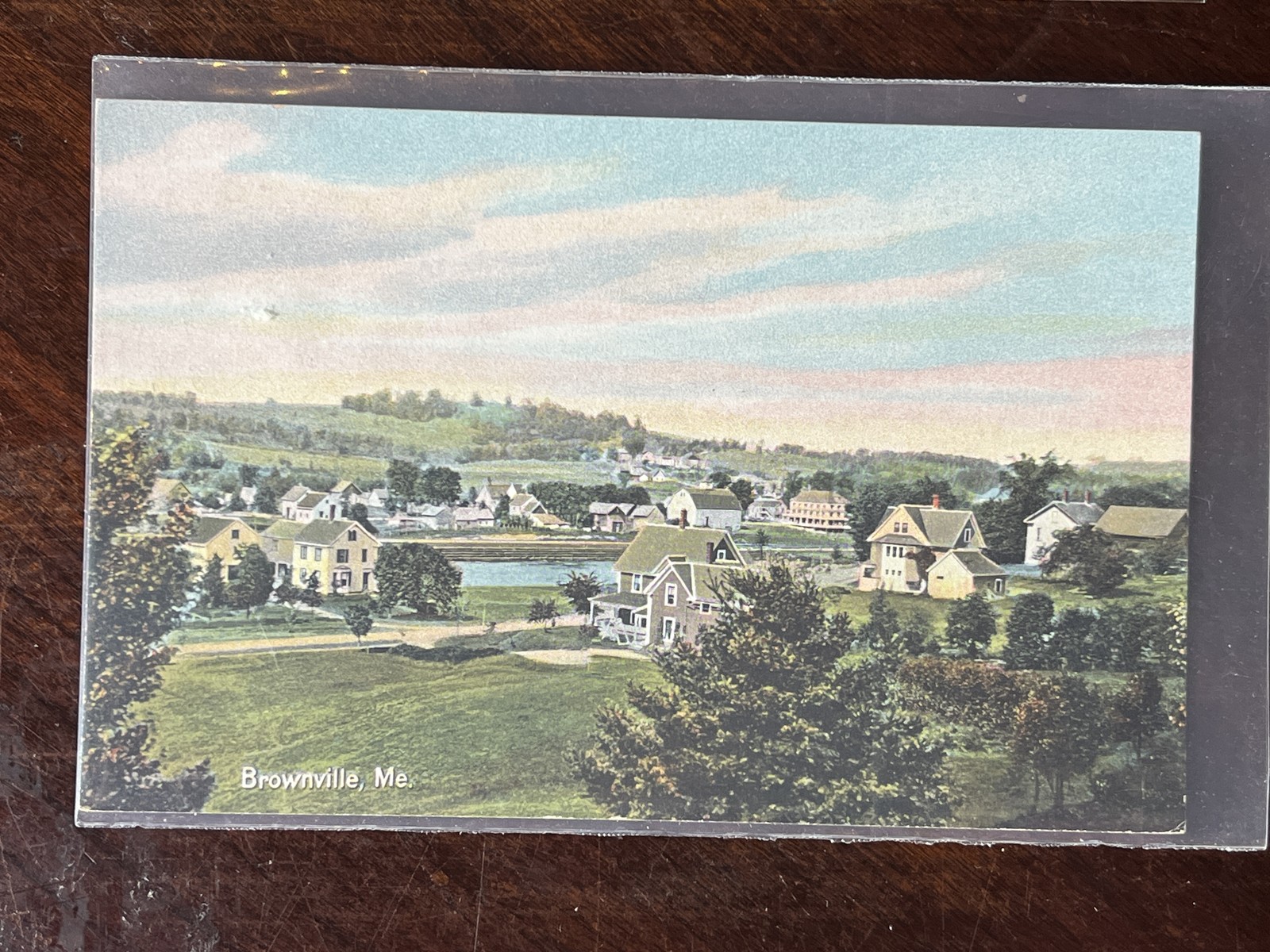 General View Brownville ME Piscataquis Co Postcard Unposted General View Brownville ME Piscataquis Co Postcard Unposted