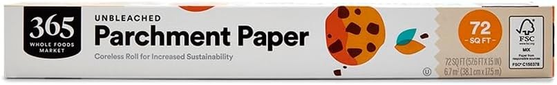 , Unbleached Parchment Paper, 72 Sq Ft
