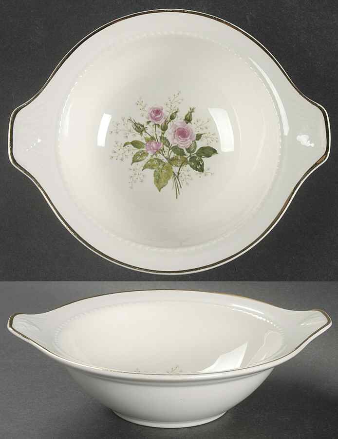 Hall Heather Rose Lugged Cereal Bowl 226619