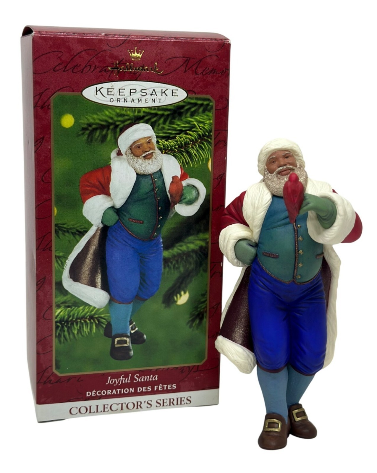 Hallmark Keepsake Joyful Santa Ornament 2000 Collector\'s Series 4.5\