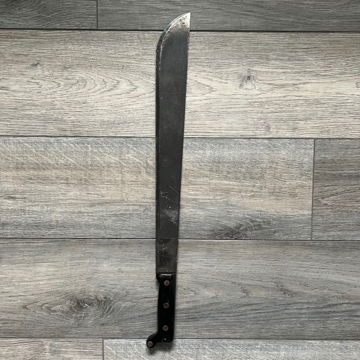 Vintage Ontario Knife Co US Military Spec Machete Carbon Steel USA