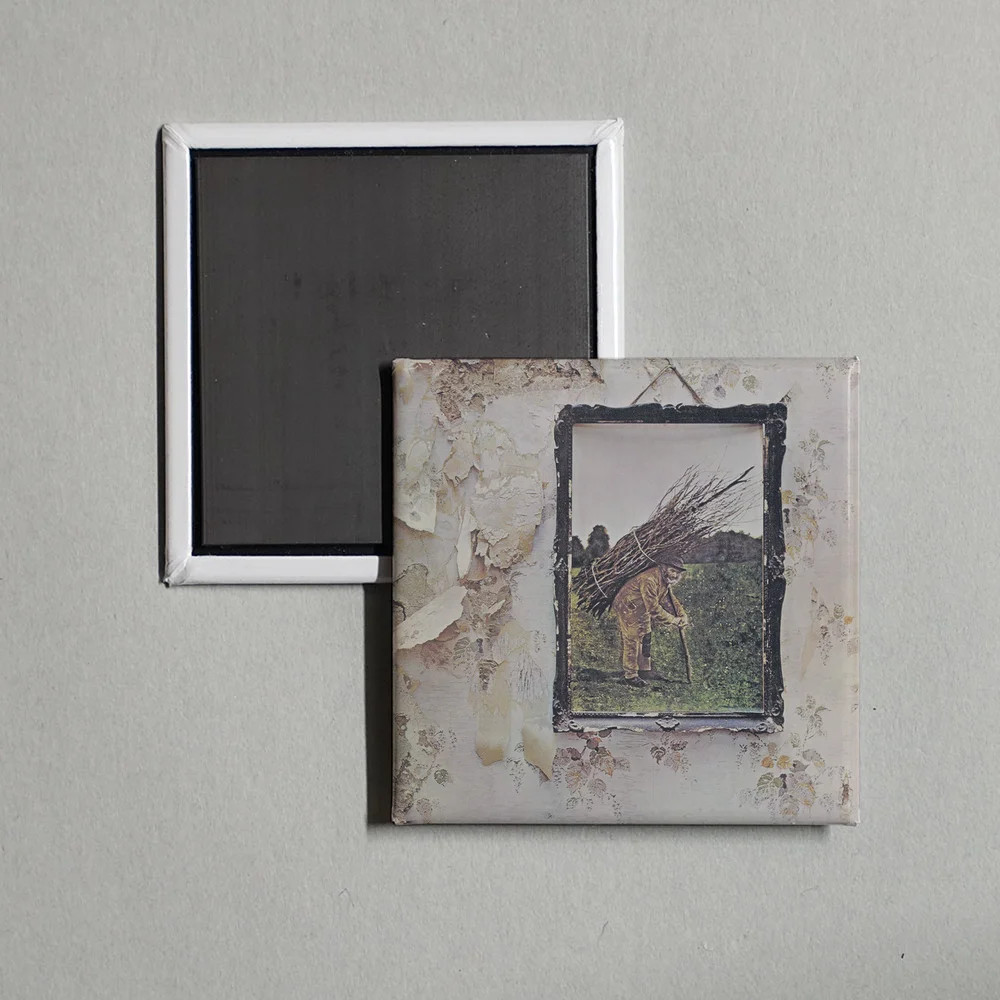 Led Zeppelin - Led Zeppelin IV Album Cover Locker Fridge Magnet Led Zeppelin - Led Zeppelin IV Album Cover Locker Fridge Magnet