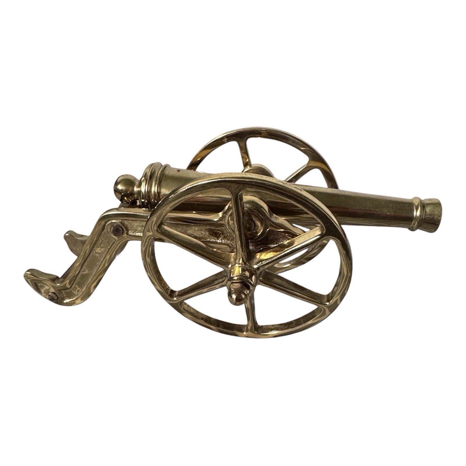 Vintage Solid Brass Cannon 10