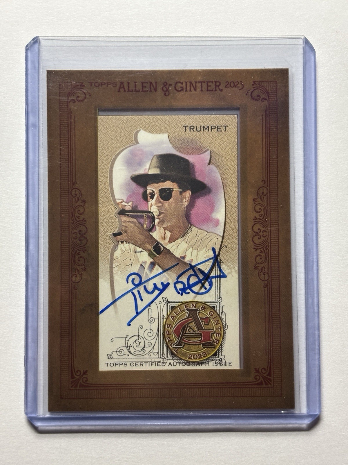 2023 Topps A&G Allen & Ginter TIMMY TRUMPET Framed Mini Auto #MA-TT 2023 Topps A&G Allen & Ginter TIMMY TRUMPET Framed Mini Auto #MA-TT