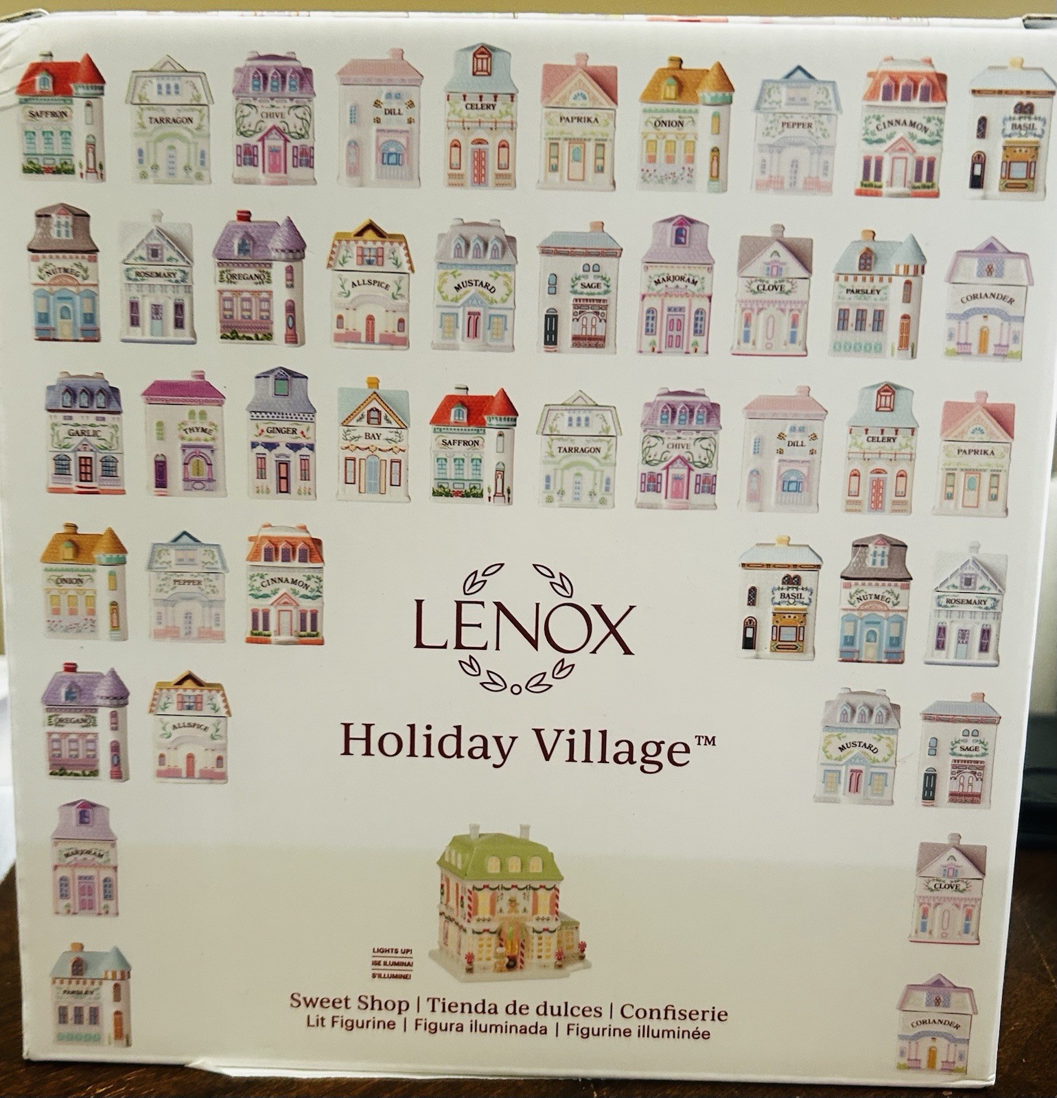 2026 Lenox Spice Village Christmas Lit Sweet Shop Figurine Holiday Village - NEW