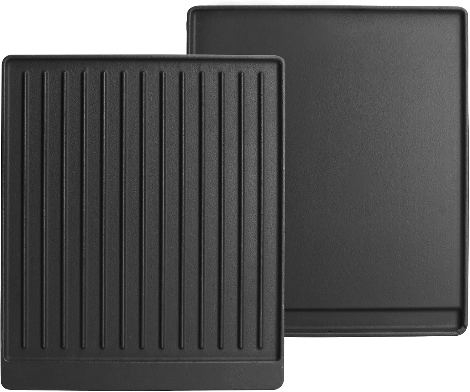 2-In-1 Reversible 15” X 12.8” Pre-Seasoned Cast Iron Cooking Griddle 2-In-1 Reversible 15” X 12.8” Pre-Seasoned Cast Iron Cooking Griddle
