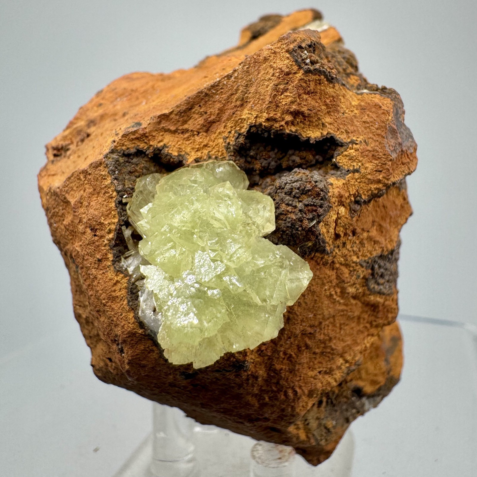 Fine Vivid Green Adamite Crystals: Ojuela mine, Mapimi, Durango State, Mexico Fine Vivid Green Adamite Crystals: Ojuela mine, Mapimi, Durango State, Mexico