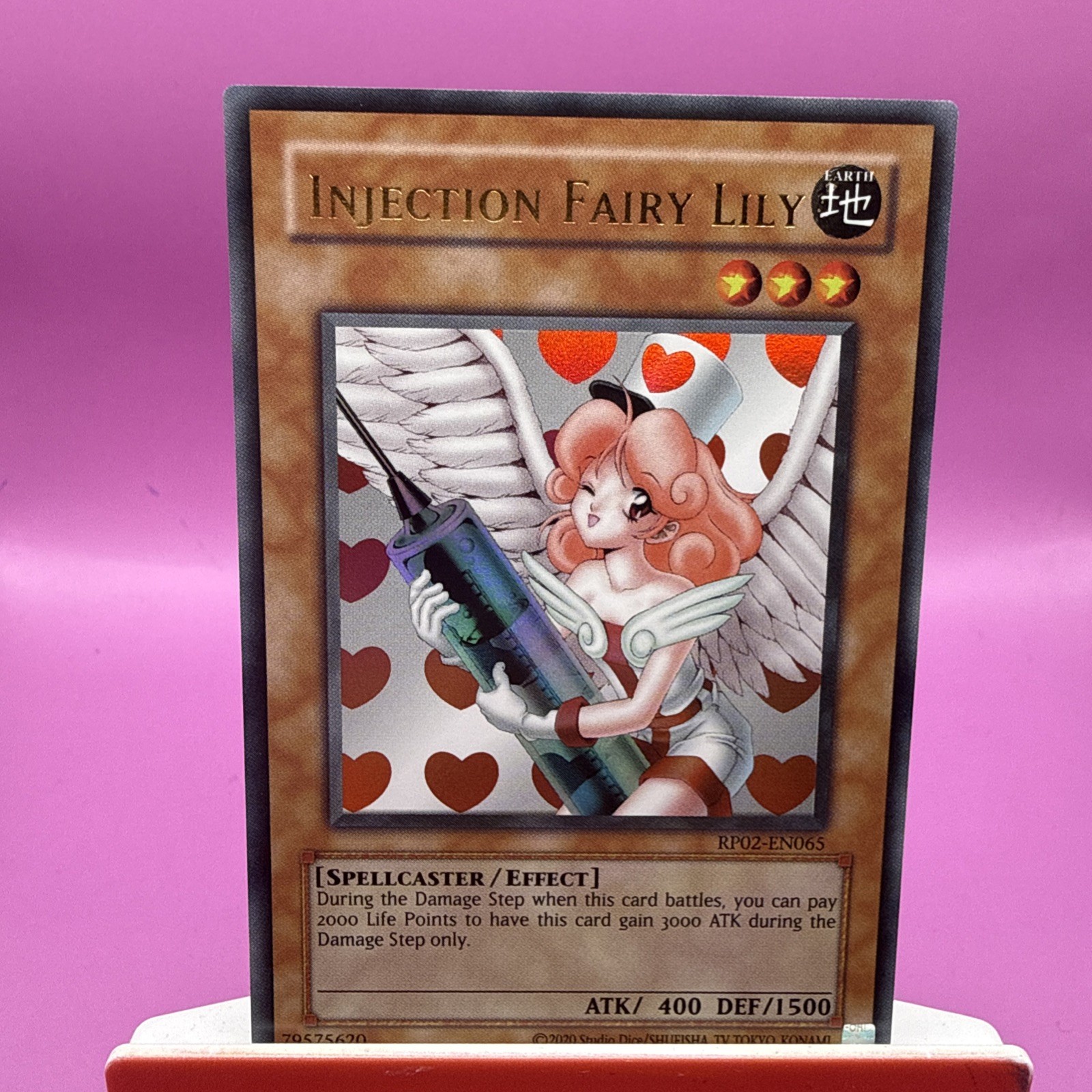 YuGiOh Retro Pack 2 RP02-EN065 Injection Fairy Lily Ultra Rare Reprint NM YuGiOh Retro Pack 2 RP02-EN065 Injection Fairy Lily Ultra Rare Reprint NM