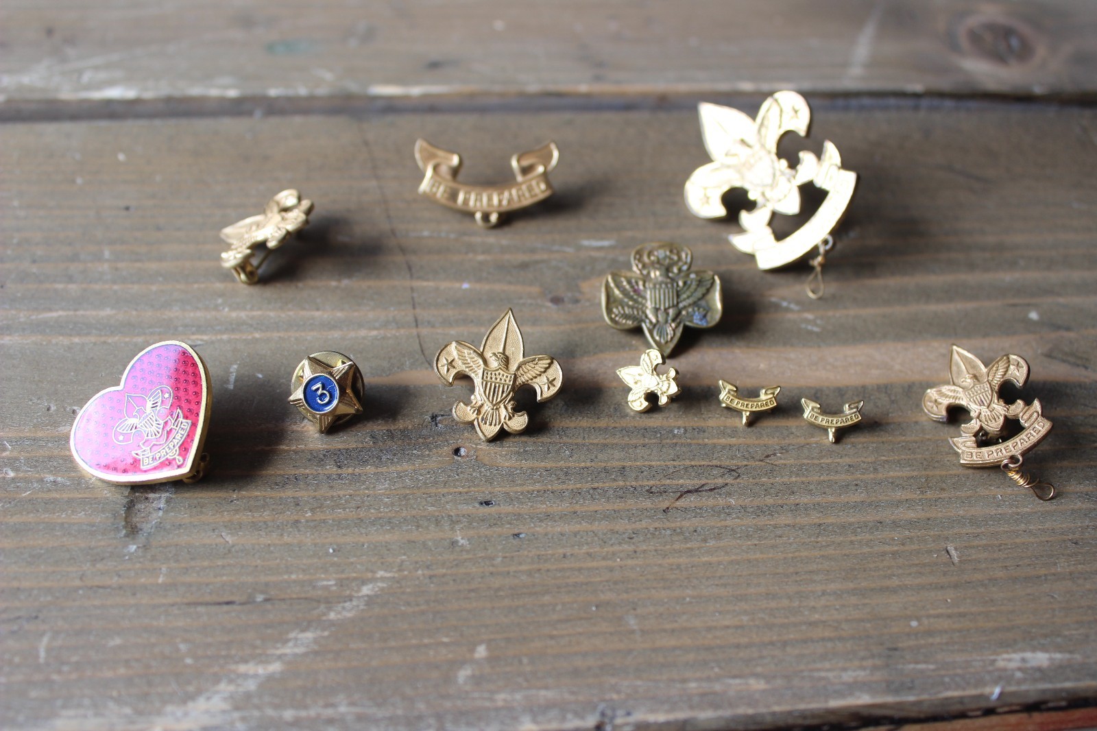 Vintage Boy Scouts Pins Girl Scouts