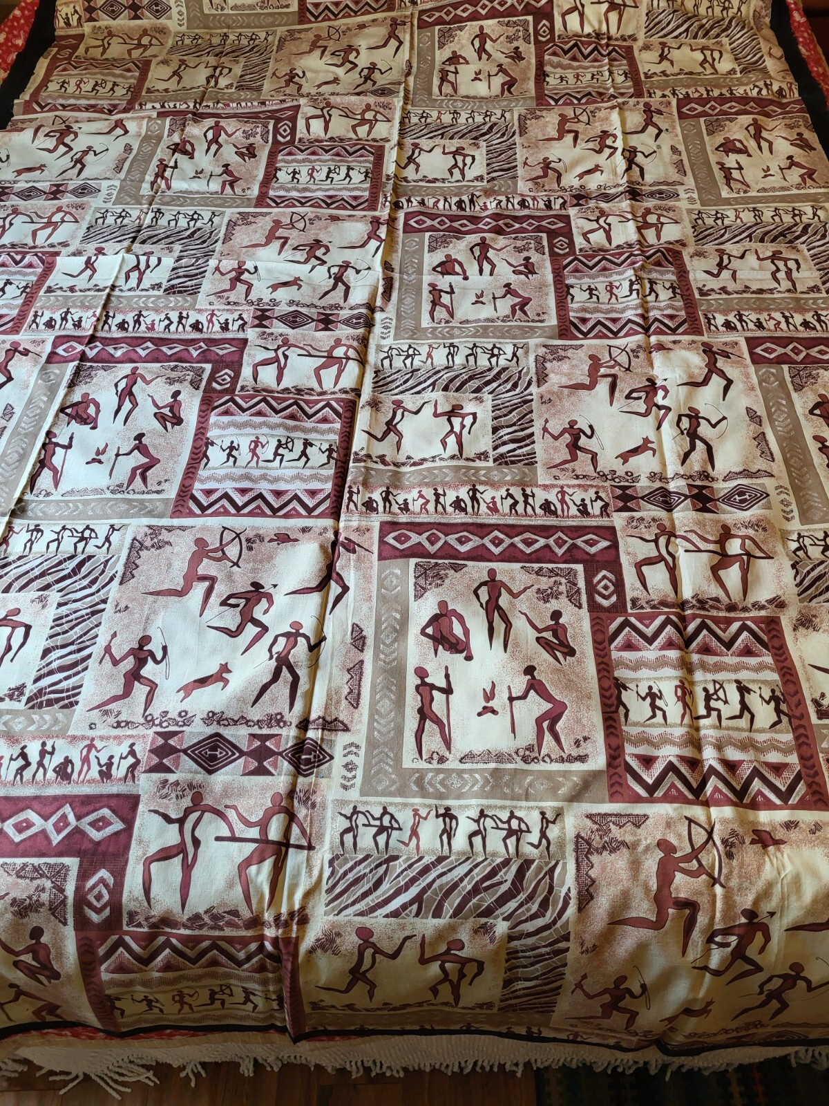 Vintage African Warriors Textile 56\ Vintage African Warriors Textile 56\