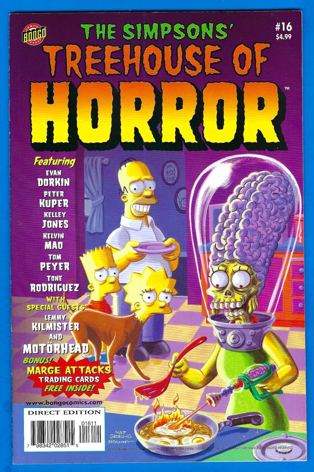 Simpson\'s Treehouse of Horror #16 w/Marge Attacks (MARS ATTACKS) Bongo Comic NM*