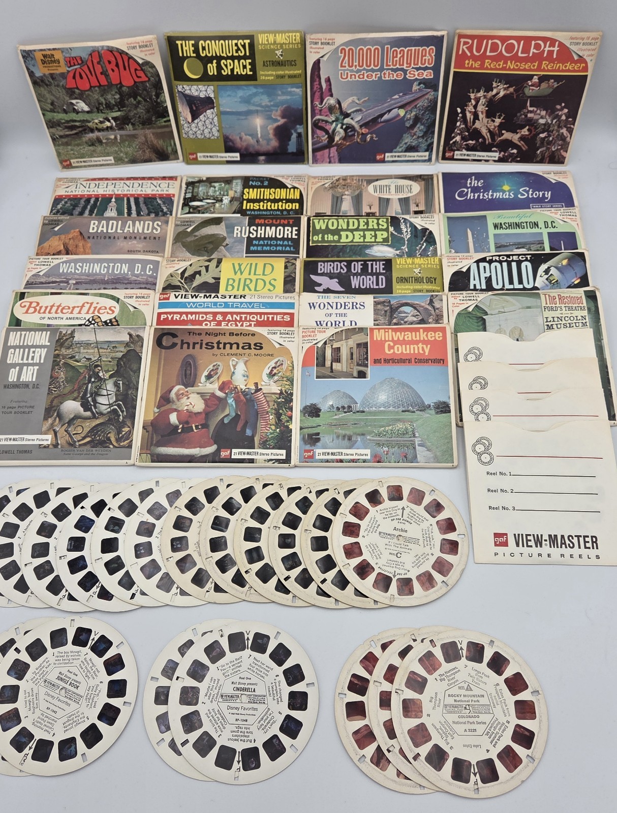 Vintage View Master Reels Lot ~ GAF & Sawyers ~ Almost 100 Reels ~ Read Vintage View Master Reels Lot ~ GAF & Sawyers ~ Almost 100 Reels ~ Read