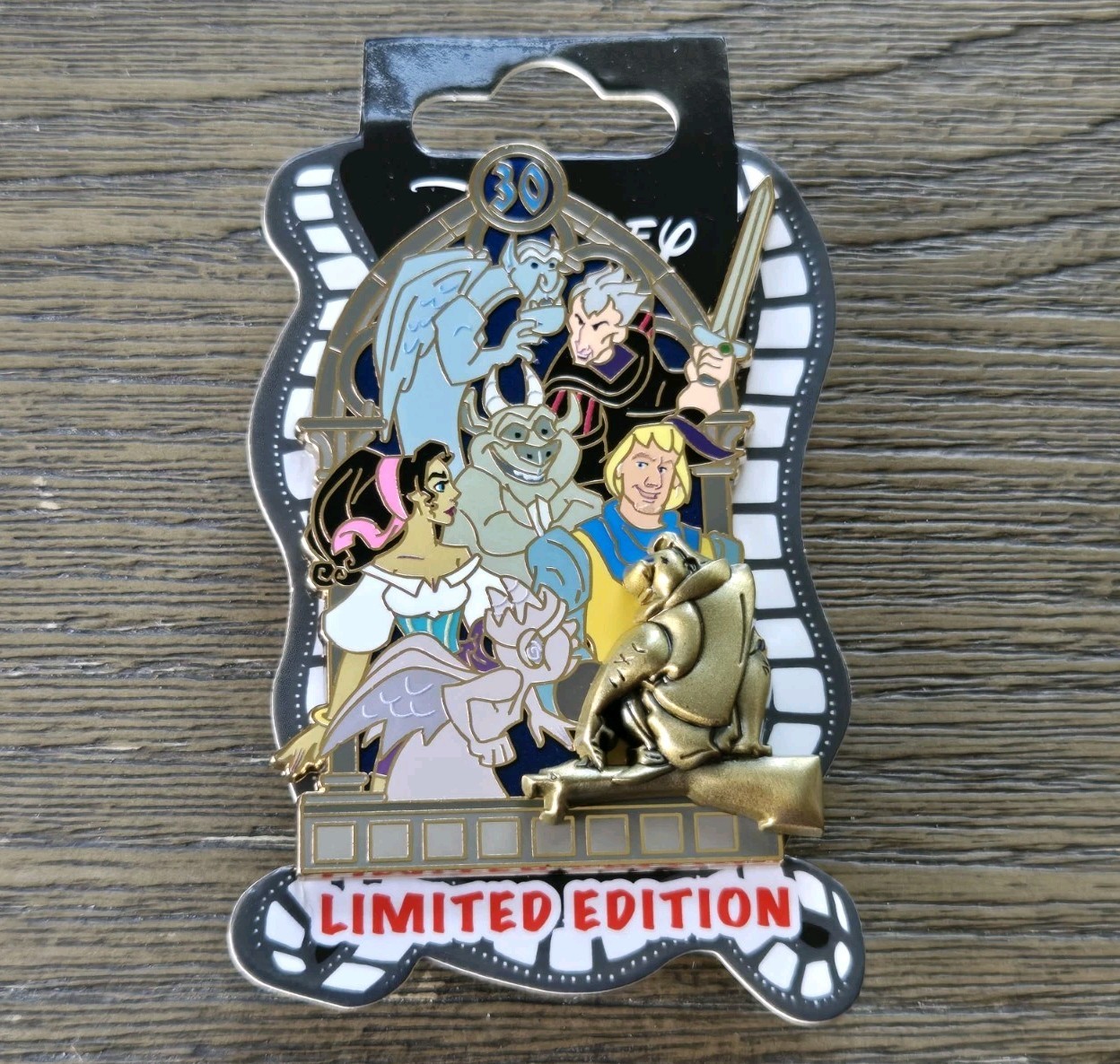 NEW DSSH - The Hunchback of Notre Dame Cast Pin - 30th Anniversary - LE 400