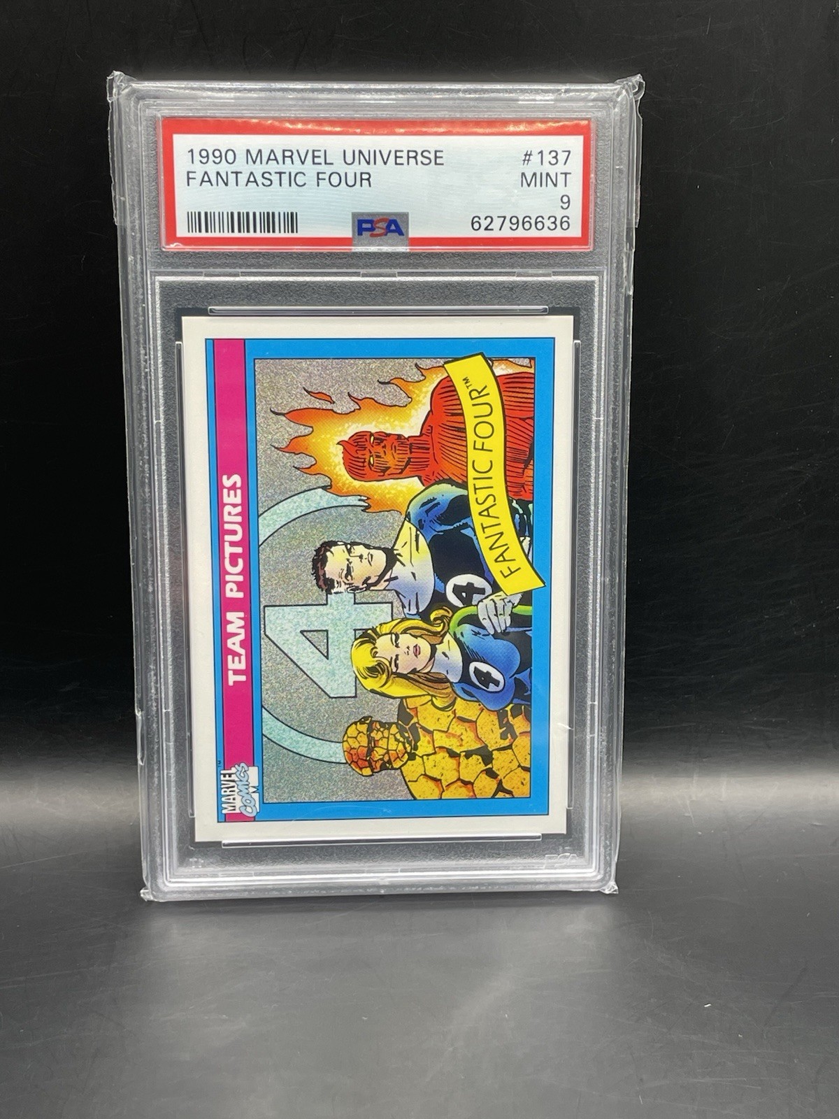 1990 Marvel Universe #137 Fantastic Four PSA 9 MINT 1990 Marvel Universe #137 Fantastic Four PSA 9 MINT
