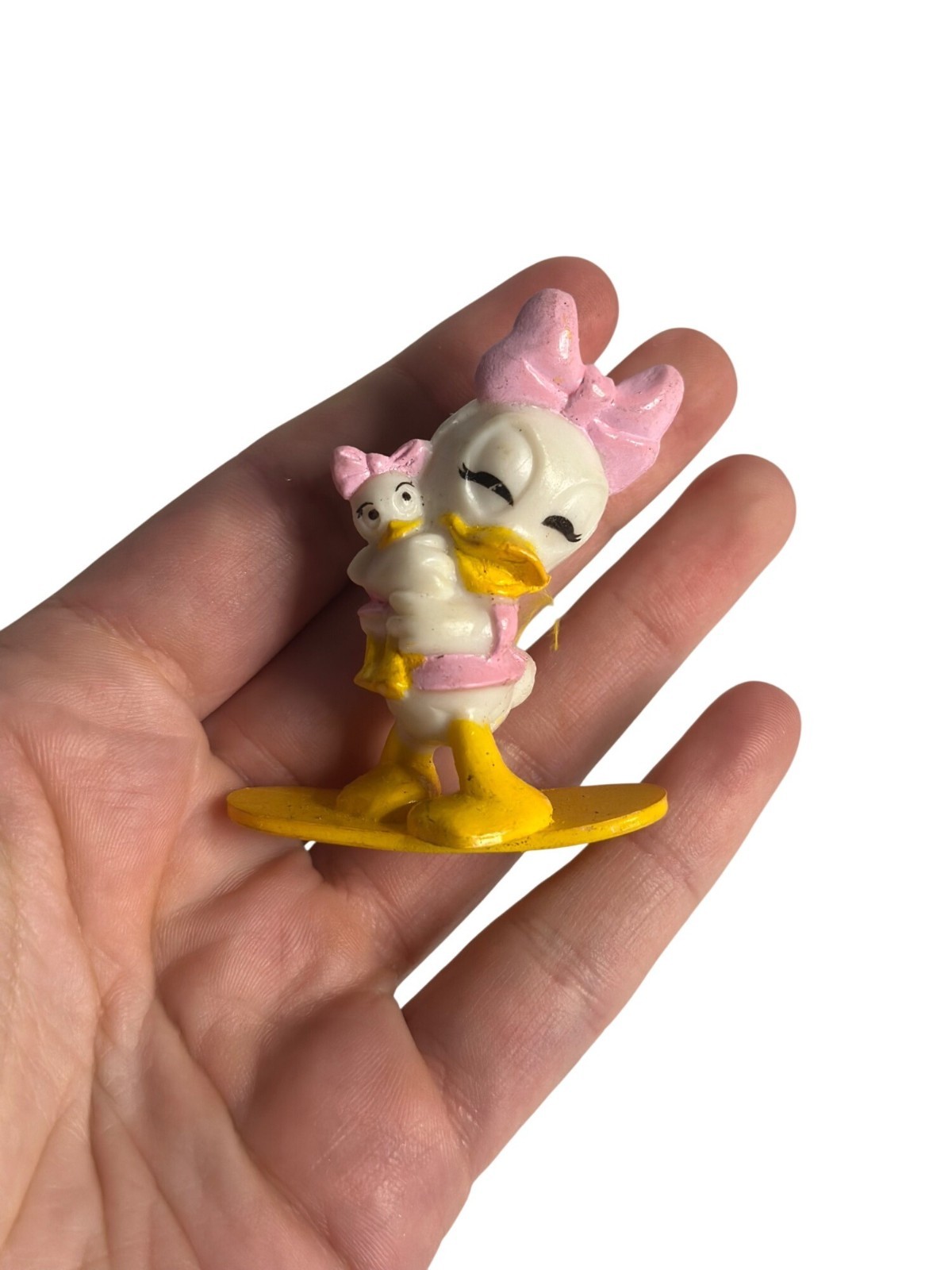 VTG 1991 Disney Daisy Duck and Huey Figurine Kelloggs Cereal Premium Toy