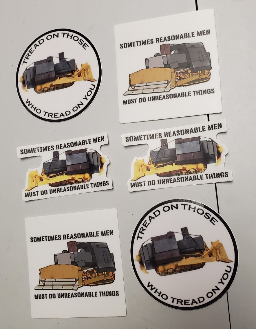 KILL DOZER KILLDOZER Stickers 6 pack LOT two each KILL DOZER KILLDOZER Stickers 6 pack LOT two each