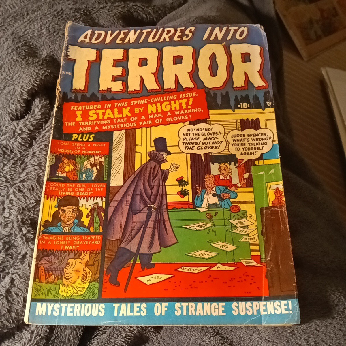 Adventures Into Terror 3 1951-Atlas Timely Golden Age Horror Werewolf Fear story Adventures Into Terror 3 1951-Atlas Timely Golden Age Horror Werewolf Fear story