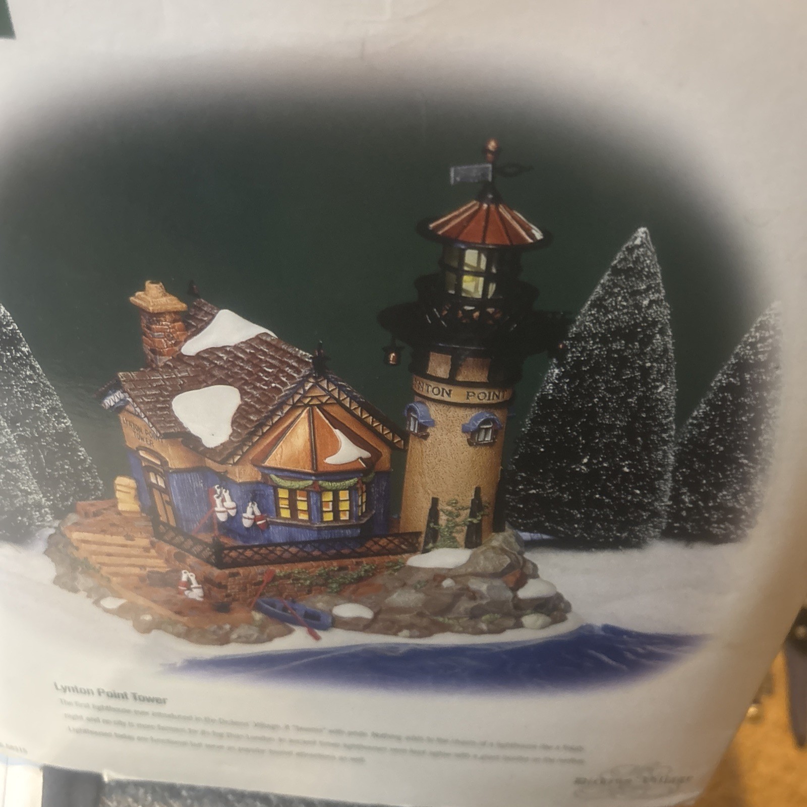 Vtg Dept 56 Dickens Village Lynton Point Tower 58315 Retired 1999 New Open Box Vtg Dept 56 Dickens Village Lynton Point Tower 58315 Retired 1999 New Open Box
