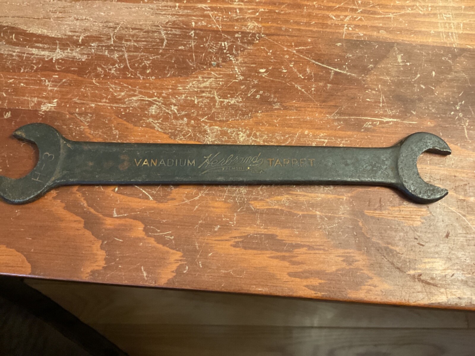 Herbrand Fremont Wrench tool double Open End 11/16 And 5/8