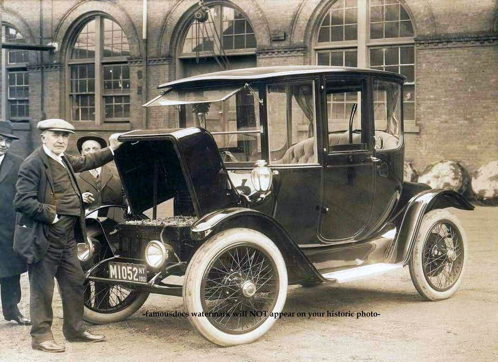Thomas Edison Electric Car PHOTO 1913 Inventor Genius Thomas Edison Electric Car PHOTO 1913 Inventor Genius