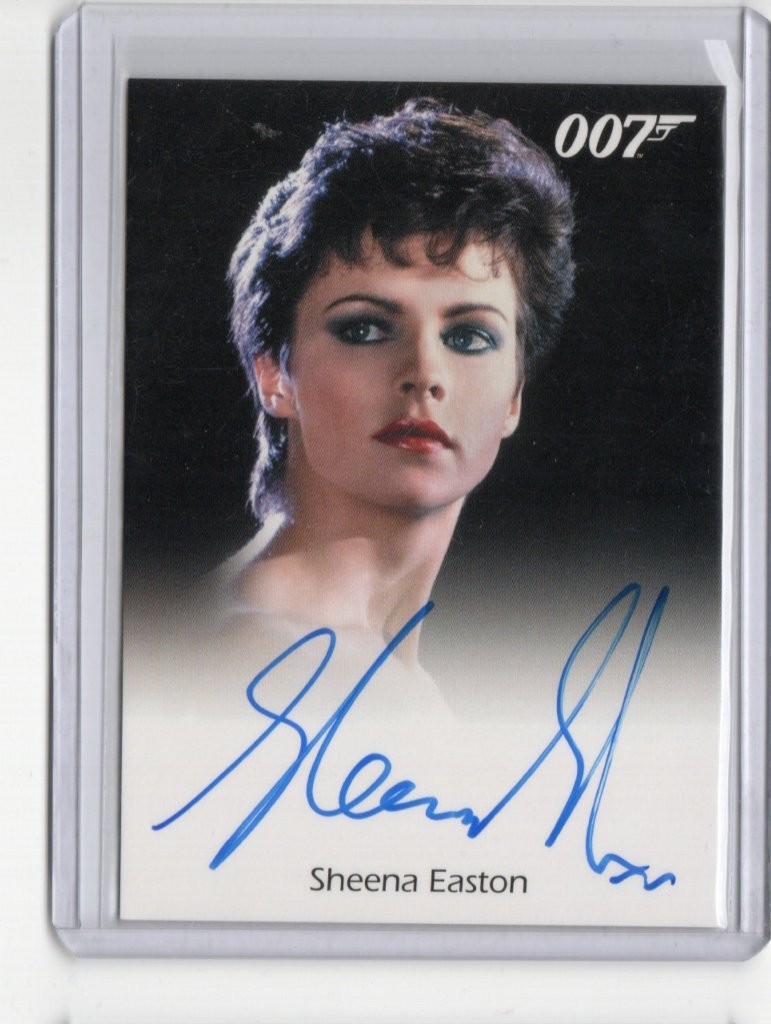 James Bond Archives 2016 Spectre Autograph Sheena Easton as Title Song Singer