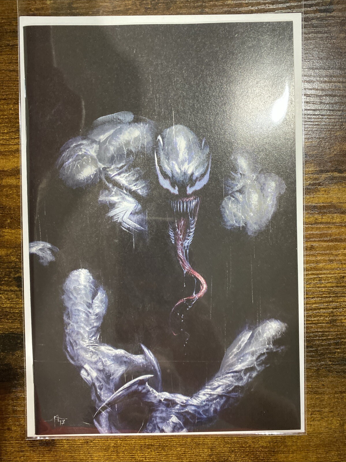 VENOM INC OMEGA #1 * NM+ * GABRIELE DELL\'OTTO VIRGIN LE 1000 DELL OTTO VENOMIZED