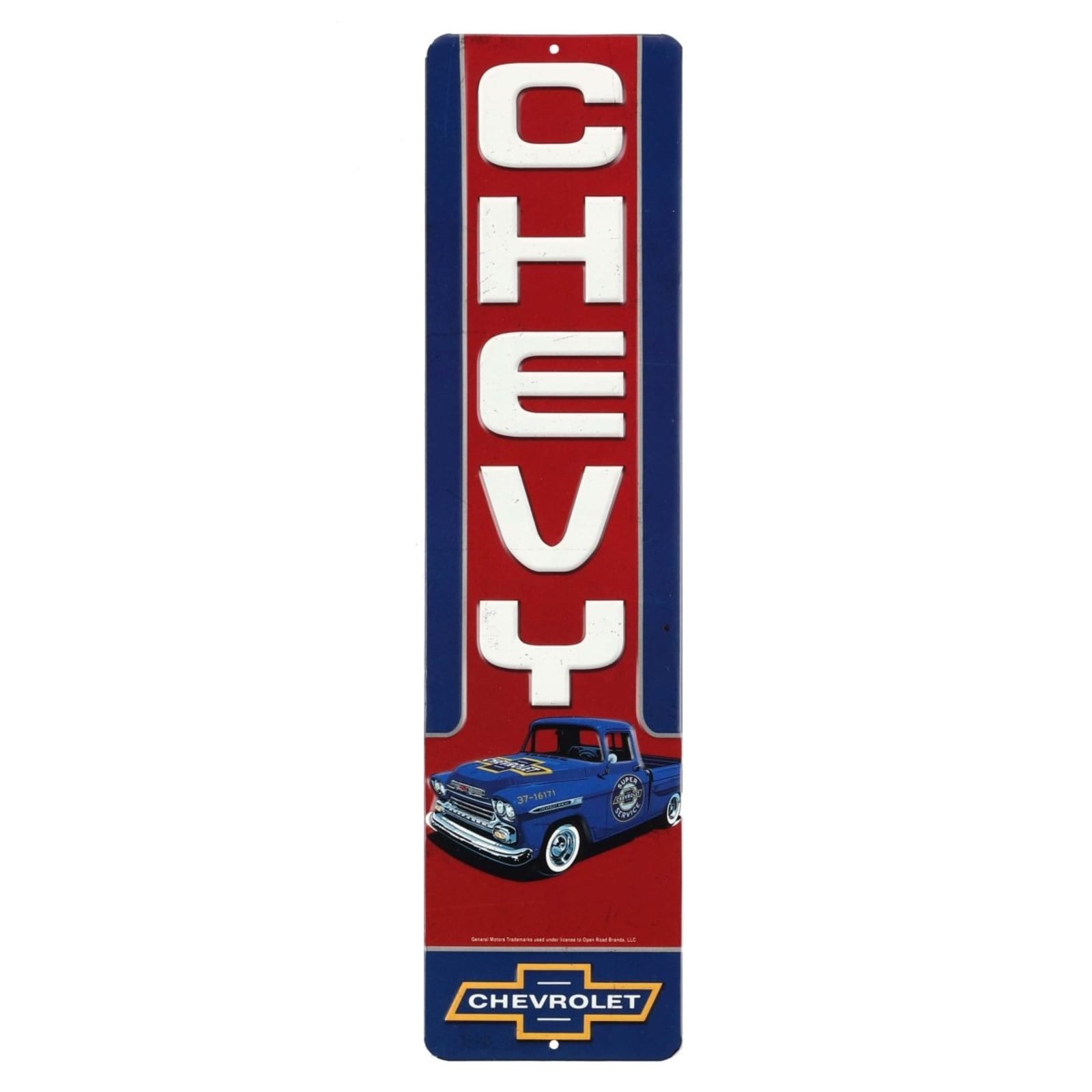 Chevrolet Apache Chevy Trucks Vintage Embossed Metal Wall Sign 4 Chevrolet Apache Chevy Trucks Vintage Embossed Metal Wall Sign 4