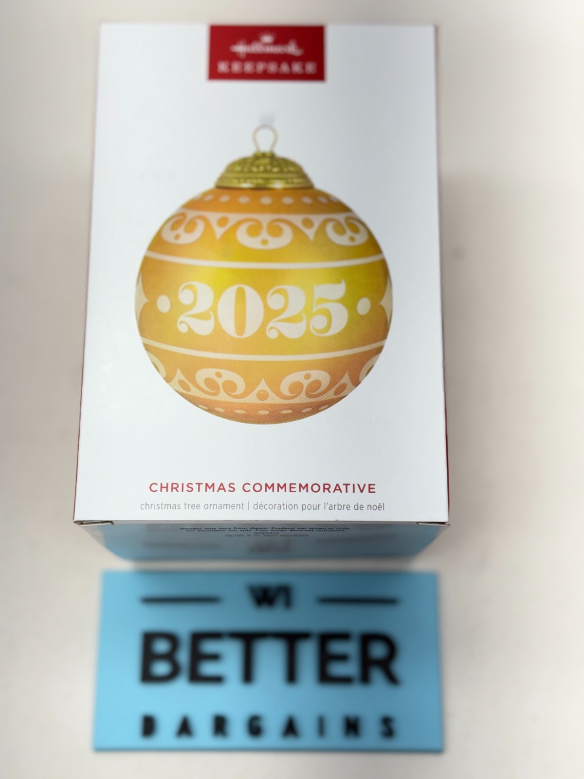 Hallmark Keepsake 2025 Christmas Commemorative Glass Ball #13 in series Ornament