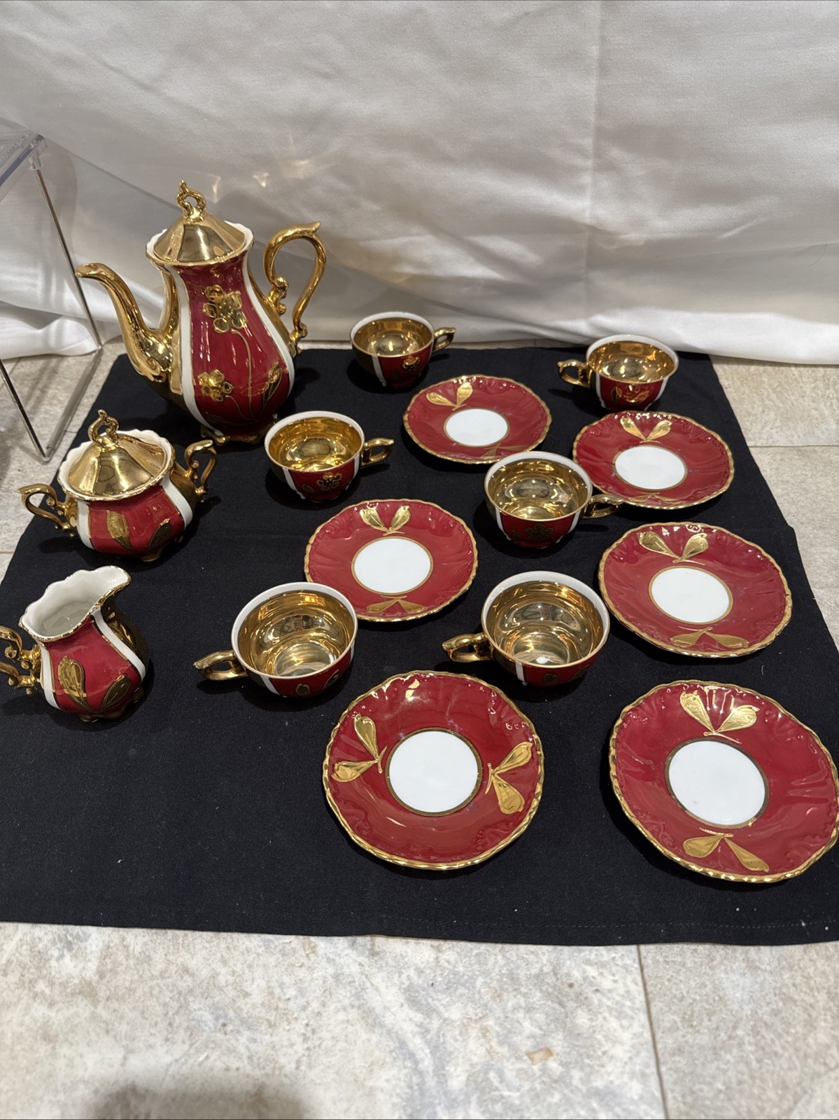 Vintage KM Bavaria Tea/Coffee Set 17 piece Vintage KM Bavaria Tea/Coffee Set 17 piece