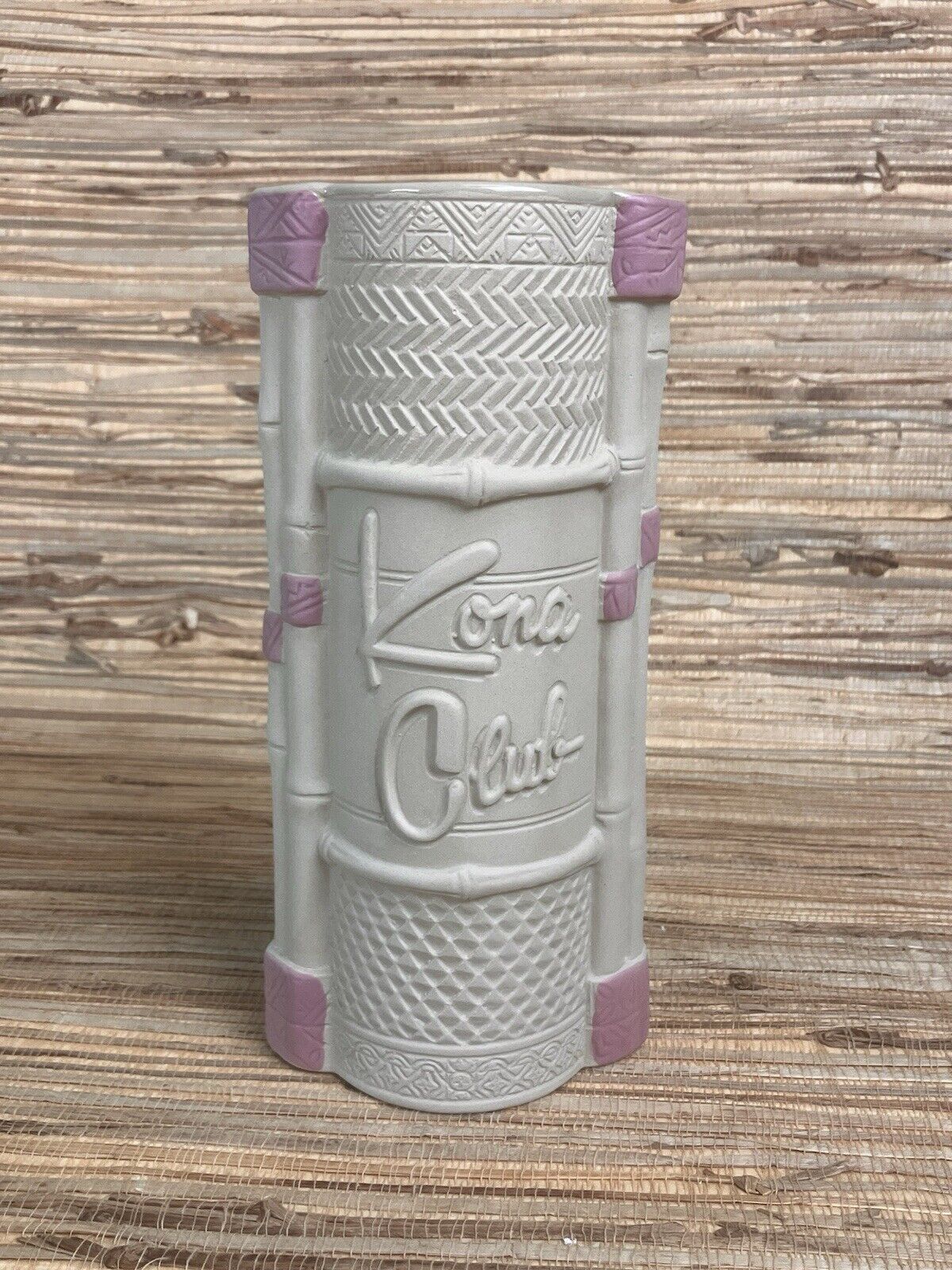 Kona Club Tiki Mug Crazy Al Designed Rare Unglazed Exterior Oakland California