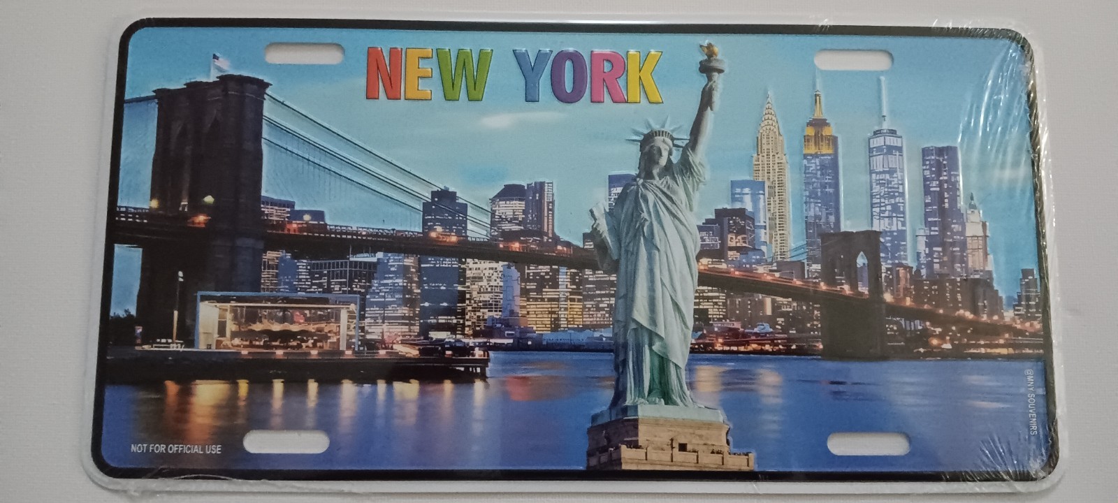 NEW YORK- 12 Different Souvenir License Plates for Art, Craft, Gift, Decoration NEW YORK- 12 Different Souvenir License Plates for Art, Craft, Gift, Decoration
