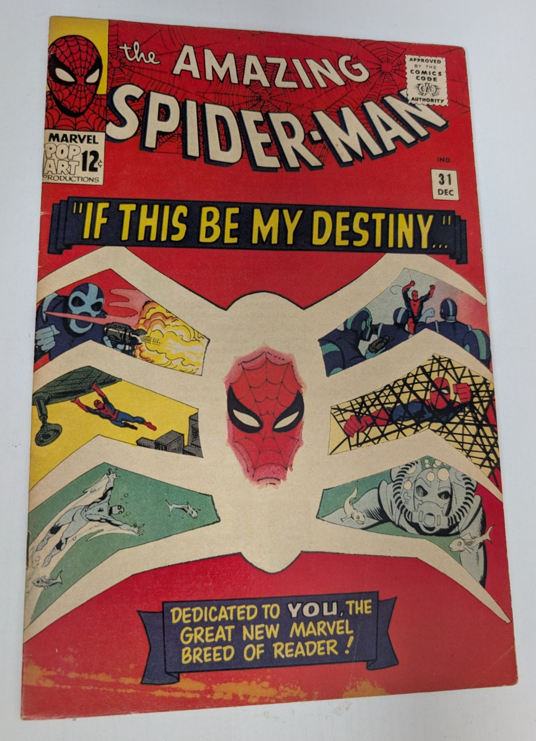 The Amazing Spider-Man #31 1965 Dec Marvel Comics 1st Gwen Stacy & Harry Osborn The Amazing Spider-Man #31 1965 Dec Marvel Comics 1st Gwen Stacy & Harry Osborn