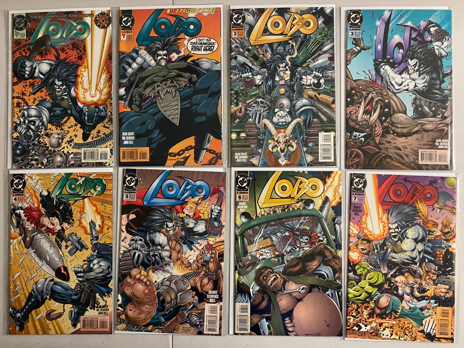 Lobo lot #0-32 + 2 Anns + 4 Specials DC 2nd (average 8.0 VF) 33 diff (1993-'95) Lobo lot #0-32 + 2 Anns + 4 Specials DC 2nd (average 8.0 VF) 33 diff (1993-'95)