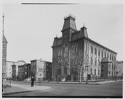 Photo:Brooklyn New York 1900s Sixth Ave and 8th St Street Scene Building